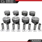 8-PIECE Piston Kit For Mercedes-benz G550, C63, E63, Amg M177 4.0T. Fixed Price $371.99.