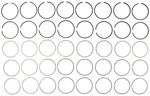 Mahle 51556CP Engine Piston Ring Set For Select 88-95 Cadillac Models. Fixed Price $85.99.