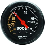 Autometer Z Series 52MM 30 In Hg.-vac. / Psi Boost Vacuum Gauge. Fixed Price $92.63.