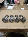 4-427 Bbc Forged Aluminum Open Chamber Hi Comp. Pistons/rods ZL1 L88 .090 Over. Fixed Price $250.00.