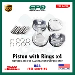 Pistons With Rings X4 Set Std Fits Bmw N20B20A N26 F10 F32 20I 28I 2.0T Petrol. Fixed Price $199.99.