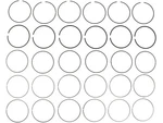 Piston Ring Set Mahle 92JCRPW63 For Cadillac Srx Cts 2010 2011 2012 2013 2014. Fixed Price $124.09.