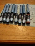 Used Aluminum Spring Loaded Push Rod Tube Set 8 Vw Bug Ghia Thing Bus Empi 9096. Fixed Price $40.00.