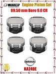Wiseco 89.50 Mm Bore 9.0 Cr Engine Piston Set For Nissan KA24DE 240SX K586M895AP. Fixed Price $799.99.