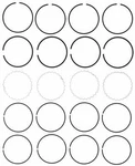 Engine Piston Ring Set Mahle 41618. Fixed Price $72.74.