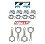 Cp Pistons For Acura Honda B18 82MM 10.0:1 Ft Cr Manley Rods SC7008 / 14025-4. Fixed Price $1326.70.