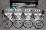 Arias Forged Pistons 9.3:1 83.00MM Honda Del Sol Civic Si B16A 1.6L A3310503. Fixed Price $630.00.