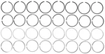 Mahle 42160 Engine Piston Ring Set For Select 10-16 Chevrolet Gmc Models. Fixed Price $361.48.