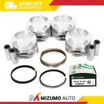 Pistons W/ Rings Fit 93-97 Geo Prizm Toyota Corolla 1.6L Dohc 4AFE 16V. Fixed Price $222.95.