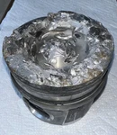 2015 Ram Cummins 6.7 Engine Piston - Severe Damage Due Mechanical Failure. Fixed Price $19.99.