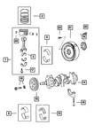Genuine Mopar Connecting Rod Bearing Package 68000512AB. Fixed Price $44.71.