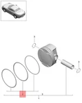 Genuine Porsche 718 Boxster Cayman 982 Set: Piston Rings 9A210308000. Fixed Price $378.93.