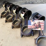 Set Of 5 2.4L Turbo Volvo Pistons Connecting Rods Series 1999 XC70. Fixed Price $169.00.