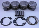Jdm Nippon Racing P30 B16A B20 Vtec Piston Set Sir Ii Npr 84.5MM Big Bore New. Fixed Price $239.95.