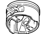 Genuine Ford Engine Piston 2L2Z-6108-HA. Fixed Price $26.66.