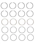 Enginetech Piston Ring Set For 1 .50MM .020IN Oversize. Fixed Price $78.99.