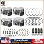 Pistons & Rings Assembly Set 23MMFOR Vw Jetta Audi Q5 A5 A4 A3 2.0T 06H107065DM. Fixed Price $87.50.