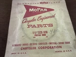 1953 1961 Nos Mopar Powerflite Piston Ring 1329638. Fixed Price $18.00.