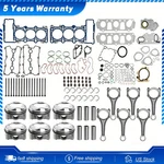 Engine Overhaul Rebuild Kit Pistons Rods For Audi A4 A5 S4 A6 A7 A8 Q5 Q7 Vw 3.0. Fixed Price $494.43.