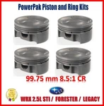 Mahle Motorsport 99.75 Mm Bore 8.5:1 Cr Piston Set For Subaru 2.5L Wrx Sti. Fixed Price $638.68.