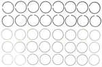 Mahle 51476CP Engine Piston Ring Set. Fixed Price $66.99.