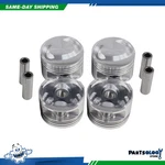 Dnj P420 Std. Complete Piston Set 97-04 Ford Mercury Escort 2.0L Sohc. Fixed Price $107.34.