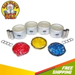 Engine Pistons And Rings Fits 89-90 Nissan Pulsar Nx Sentra 1.6L Sohc 12V GA16I. Fixed Price $96.74.