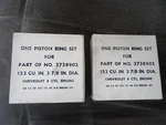 153 Or 1/2 Of 283 Chevy Chevrolet 4 V8 Piston Rings Nos 3738902 7/8" Diameter. Fixed Price $36.99.