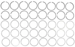Mahle 41616CP.020 Engine Piston Ring Set. Fixed Price $60.99.