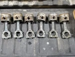 92-95 Mercedes W140 300SD S350 Diesel Engine Motor Piston Connecting Rod Set Oem. Fixed Price $150.00.