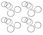Set Of 4 Piston Ring - Standard (90.00 Mm) Goetze 0896330000 For Saab. Fixed Price $157.36.
