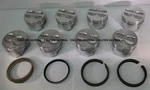 Mercruiser Chevy Marine 5.7L/350CI Flat Top Pistons Moly Rings 040 260 280 255 +. Fixed Price $250.00.