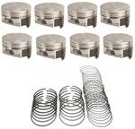 Speed Pro Forged Coated Flat Top PISTONS/8+CAST Rings Chevy Bb 454 7.4L 020. Fixed Price $508.38.