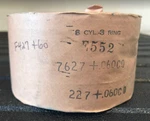 Piston Ring Set E552 + .060 Ford 427CU. Engine 1963-1969. Fixed Price $99.95.