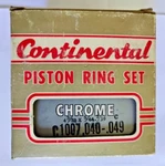 1965-69 Chevy 396 V8 Piston Ring Set Continental #: C1007 .040, 4-3/32" Bore. Fixed Price $50.00.