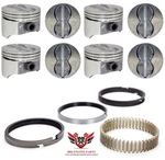 Chevrolet Gmc 350 5.7 1967 1995 Enginetech Flat Top Pistons - Moly Rings. Fixed Price $199.49.