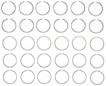 Enginetech S82164 Premium Piston Rings For 99-02 Saturn 1.9/116 L4 Steel Top. Fixed Price $47.95.