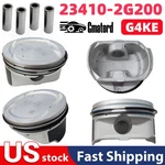 G4KE New Engine Pistons Rings Kit 23410-2G200 For Hyundai Sonata Kia Optima 2.4L. Fixed Price $53.99.