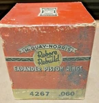 1939-42 Hudson Cylinder Piston Ring Set Mcquay Norris #: 4267 .060. Fixed Price $30.00.