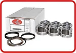 97-10 Ford/mercury 4.0L Sohc V6 12V "e,k,n" (6)FLAT-TOP Pistons & Moly Rings. Fixed Price $357.84.
