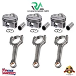 Ford M1DA 1.0 12V Set Of 3 Pistons With Rings & Connecting Rods Ecoboost Engine. Fixed Price $412.33.