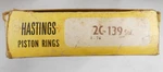 Vintage 3-76 Nors Hastings 2C139 Sealed Power E251KC Std 4" Piston Ring Set. Fixed Price $49.99.