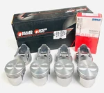 Chevy Chevrolet 283 Sbc Flat Top Pistons (8) With Cast Rings 1957 - 67. Fixed Price $246.32.