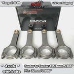 Forged H-beam Rods Nissan SR20DET SR20VET 5.366 With Bolt. Fixed Price $298.76.
