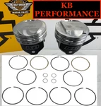 84-99 Evo 3.498" Softail Fxr Dyna Kb Performance .030 Hypereutectic Pistons/ring. Fixed Price $179.95.