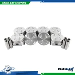 Dnj P4112 Std. Complete Piston Set 63-92 Ford Lincoln 300 Bronco 4.7L Ohv. Fixed Price $243.19.