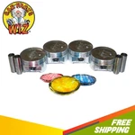 Engine Pistons And Rings Fits 01-05 Honda Civic Dx Lx 1.7L D17A1 D17A2 D17A6. Fixed Price $104.99.