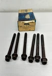 Nos Ford E1FZ 6065 Cylinder Head Bolts Set Of Oem. Fixed Price $5.99.