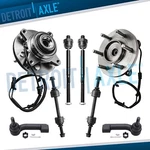 8PC Front Wheel Hub Bearings Tie Rods Sway Bars Kit 2011-2014 Ford F-150 4WD. Fixed Price $238.46.