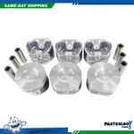 Dnj P4122 Std. Complete Piston Set 96-04 Ford Mercury Mustang 3.8L Ohv. Fixed Price $189.04.